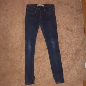 Hollister lowrise dark jeans